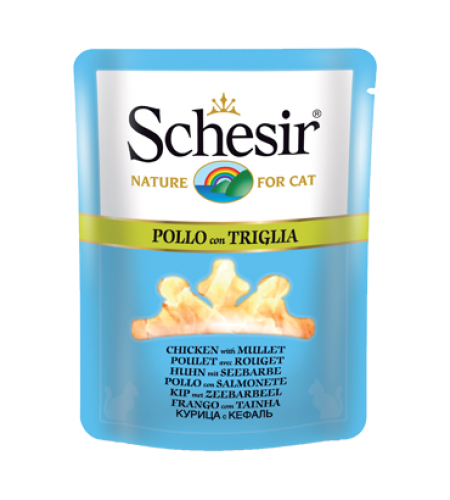 SCHESIR GATO FRANGO COM SALMONETE EM CALDO DE FRANGO 70GR